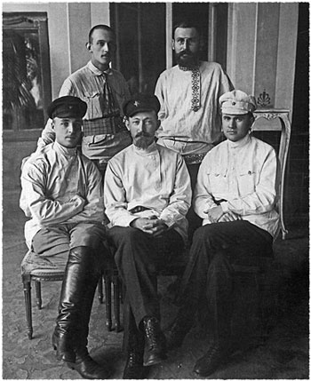 Ф.Э.Дзержинский с чекистами. 1921