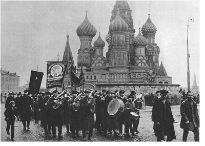 Демонстрация на Красной площади. 20-е годы