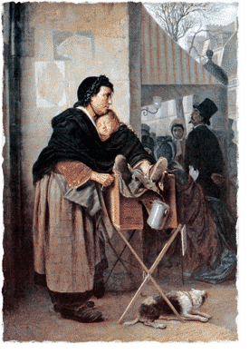 Василий Перов. Парижская шарманщица. 1864